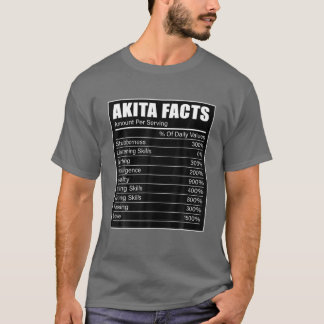 Akita Dog Lover Akita Facts Akita Dog T-Shirt