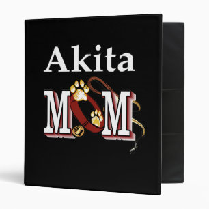 Akita Dog MOM Binder