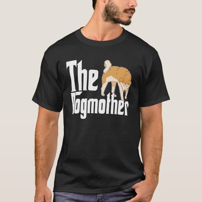 Akita Dog Mom Dogmother Dogs Mommy Mother T-Shirt (Front)