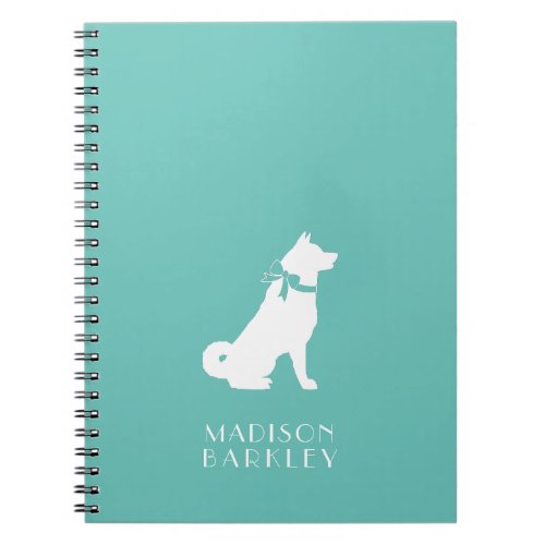 Akita Dog Puppy Notebook