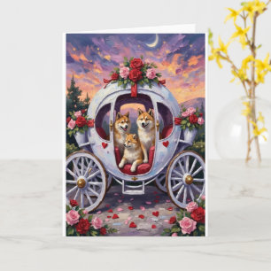 Akita Dog Valentine's Day Card