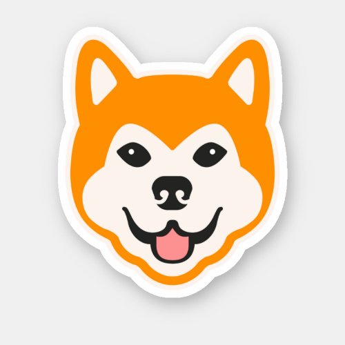 Akita Dog Vintages Perfect gift idea for dog trai Sticker