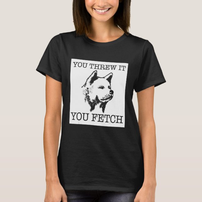 Akita funny dog lover gift T-Shirt (Front)