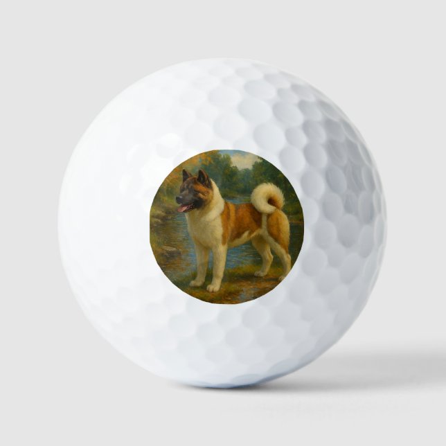 Akita Golf Balls (Front)