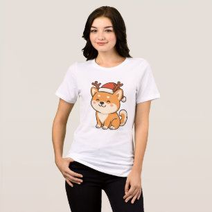 AKITA INU CHRISTMAS FUNNY T-Shirt Tri-Blend Shirt