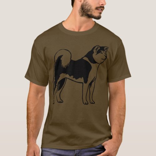 Akita Inu Dog T_Shirt
