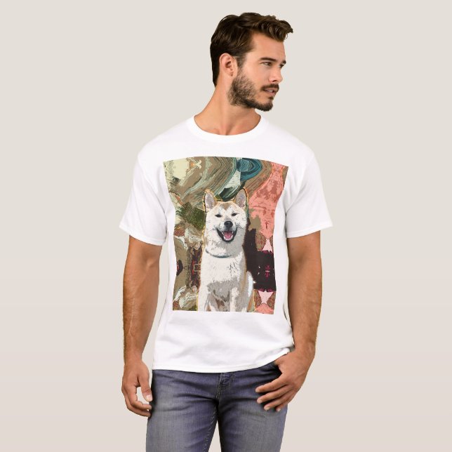 Akita Inu Dog T-Shirt (Front Full)