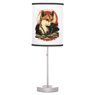Akita Inu Dog Table Lamp