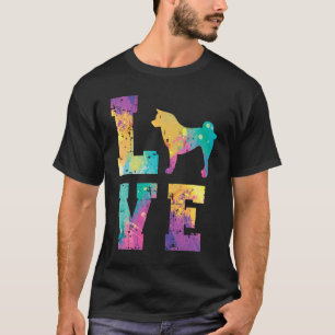 Akita Inu Love T-Shirt