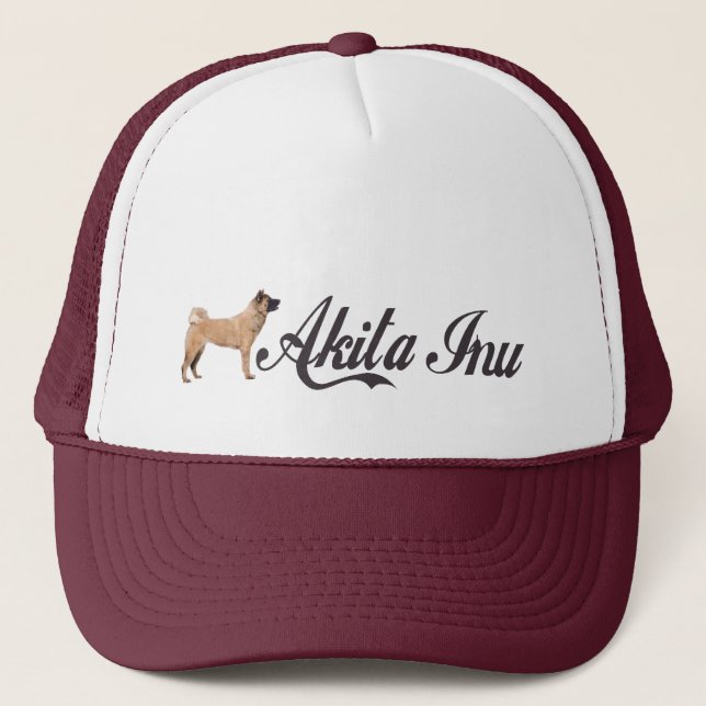 Akita Inu Trucker Hat (Front)