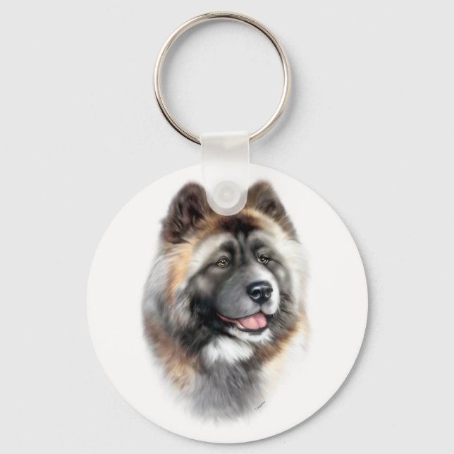 Akita Keychain (Front)