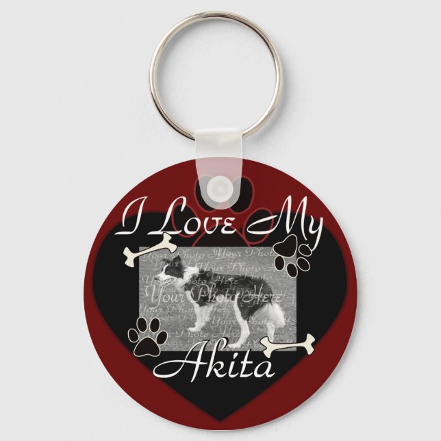 Akita Keychain (Front)