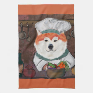 Akita kitchen towel