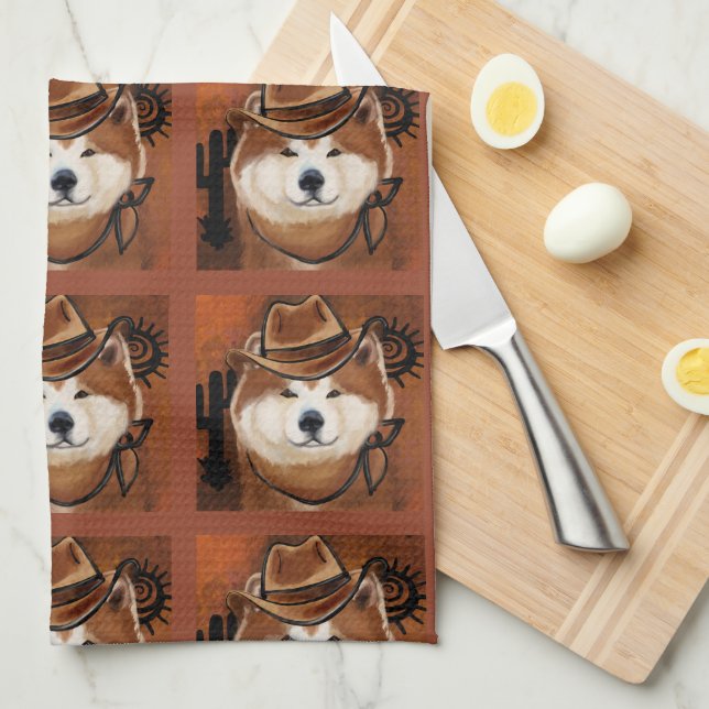 AKITA                KITCHEN TOWEL (Quarter Fold)