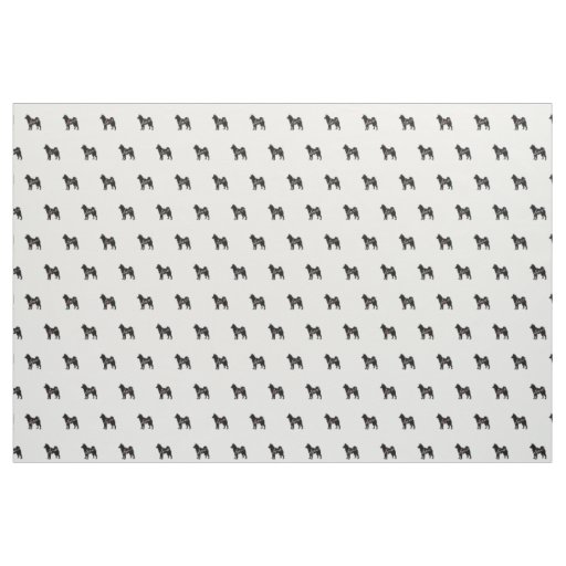 Akita Love Fabric