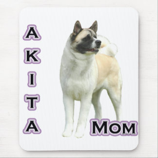 Akita Mom 4 Mouse Pad