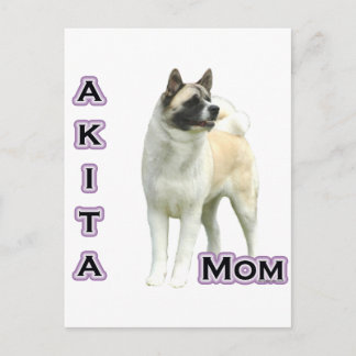 Akita Mom 4 Postcard