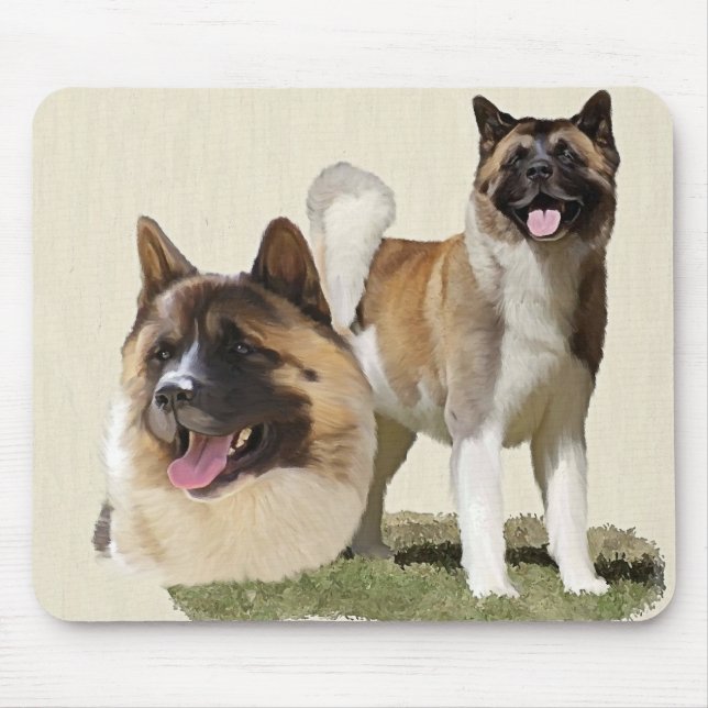 Akita Mouse Pad (Front)