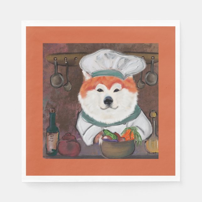 Akita     napkins (Front)