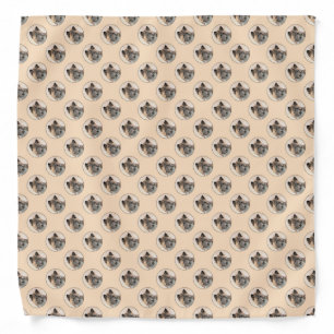 Akita Painting - Cute Original Dog Art Bandana