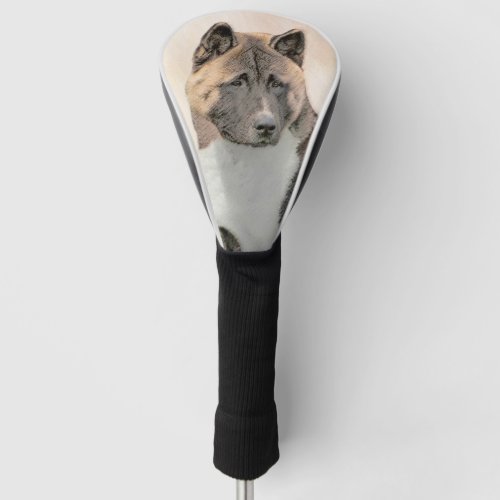 Akita Painting _ Cute Original Dog Art Golf Head Cover