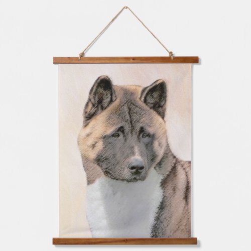 Akita Painting _ Cute Original Dog Art Hanging Tapestry