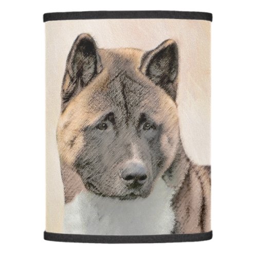 Akita Painting _ Cute Original Dog Art Lamp Shade