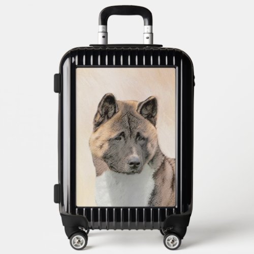 Akita Painting _ Cute Original Dog Art Luggage