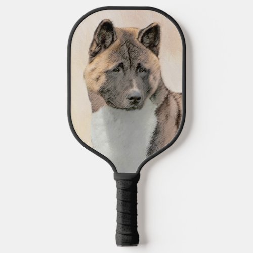 Akita Painting _ Cute Original Dog Art Pickleball  Pickleball Paddle