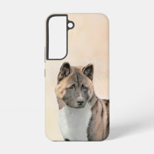 Akita Painting - Cute Original Dog Art Samsung Galaxy S22 Case