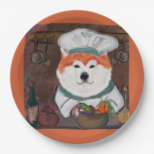 Akita paper plates