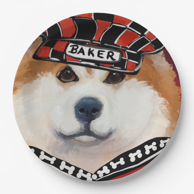 AKITA     PAPER PLATES (Front)