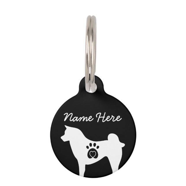 Akita Pet ID Tag (Front)