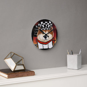 AKITA ROUND CLOCK