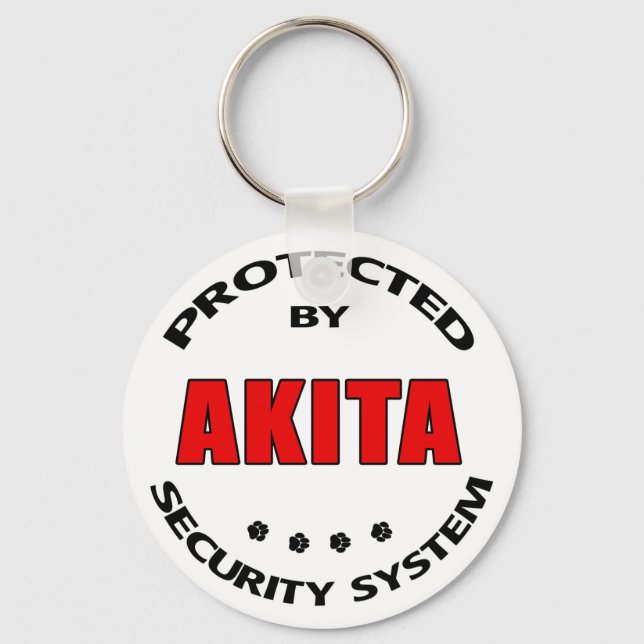 Akita Security System Keychain (Front)