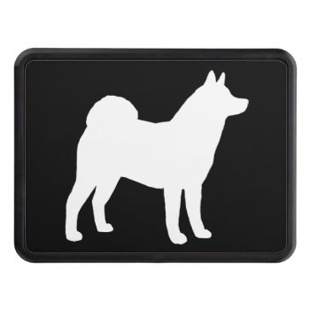 Akita Silhouette Trailer Hitch Cover by jennsdoodleworld at Zazzle