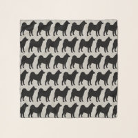 Akita Silhouettes Pattern