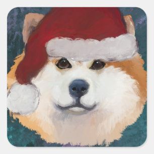 AKITA         SQUARE STICKER