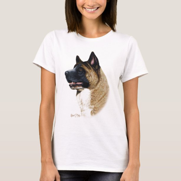 akita dog t shirts