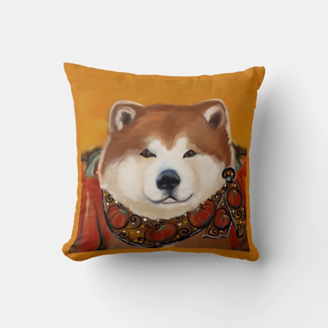 AKITA           THROW PILLOW (Front)