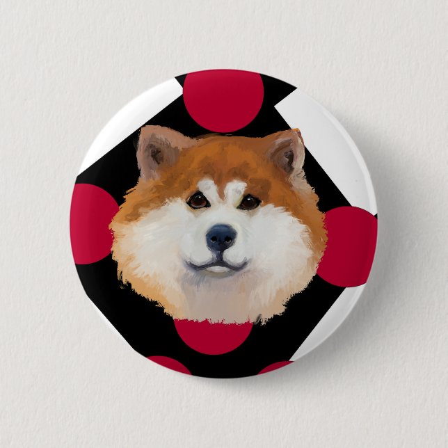 Akitas  button (Front)