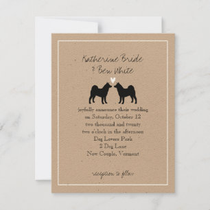 Akitas Wedding Invitation