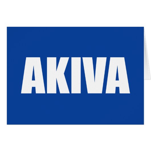 Akiva Cards (Front Horizontal)