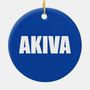 Akiva Ceramic Ornament
