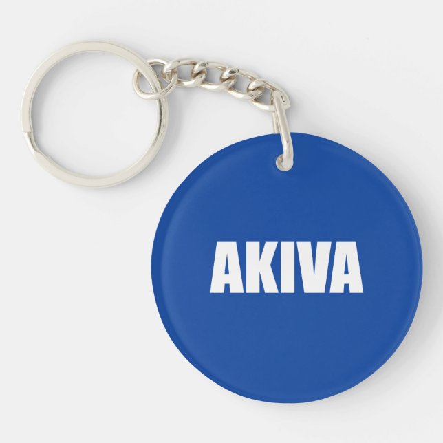 Akiva Keychain (Front)