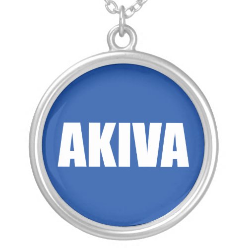 Akiva Silver Plated Necklace