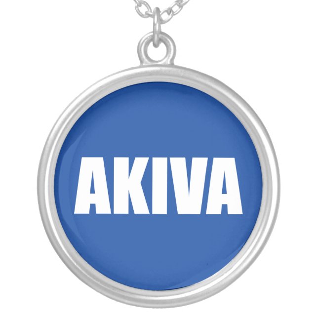 Akiva Silver Plated Necklace (Front)