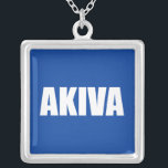 Akiva Silver Plated Necklace<br><div class="desc">© Lonely Island Technologies.</div>