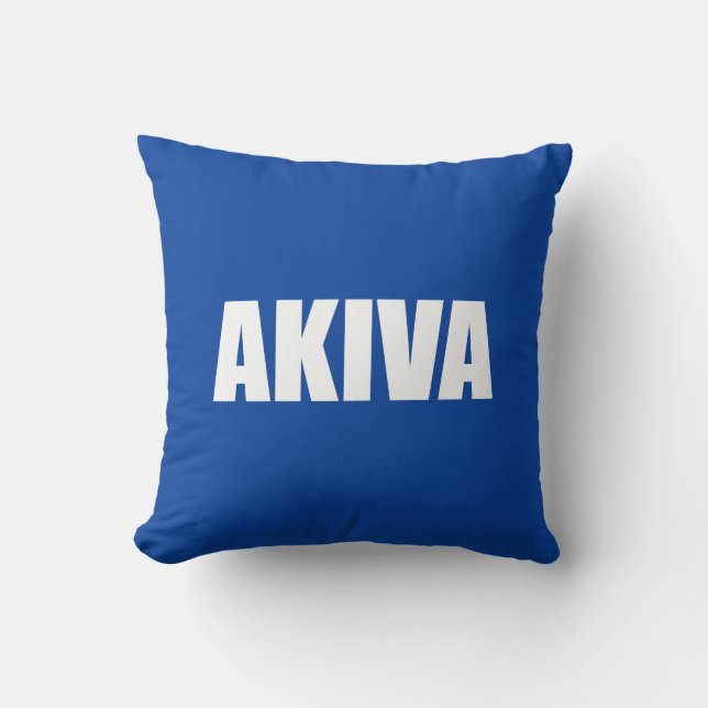 Akiva Throw Pillow (Front)