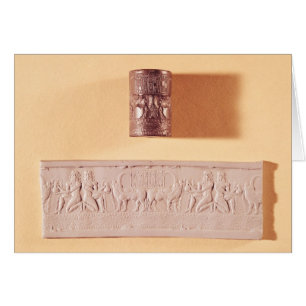 Akkadian cylinder seal and impression